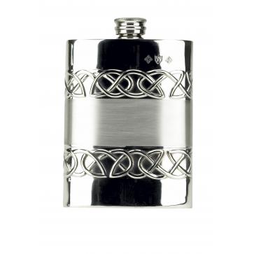 Celtic Love Band 6oz Piper Pewter Hip Flask Perfume Sample