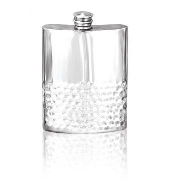 Personalised 6oz English Pewter Hip Flask SF101 Perfume Sample
