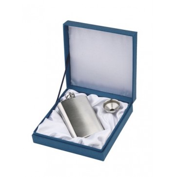 Personalised Brushed Stainless Steel Hipflask Perfume Sample