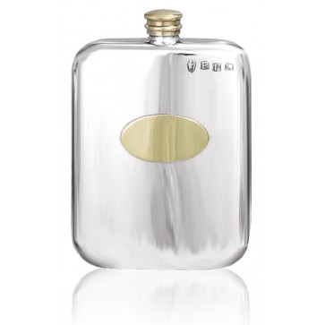 Personalised Hip Flask English Pewter TSF674/673 Perfume Sample