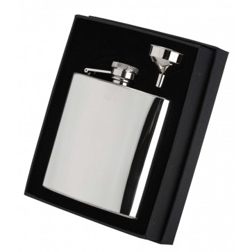 Stainless steel 6oz hipflask Perfume Sample