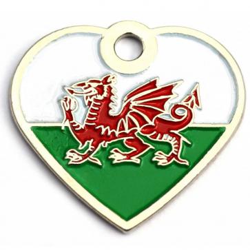 Welsh Dragon Heart Pet Tag Perfume Sample