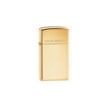 Zippo Personalised Slim Solid Brass Genuine Zippo Lighter Perfume Sample